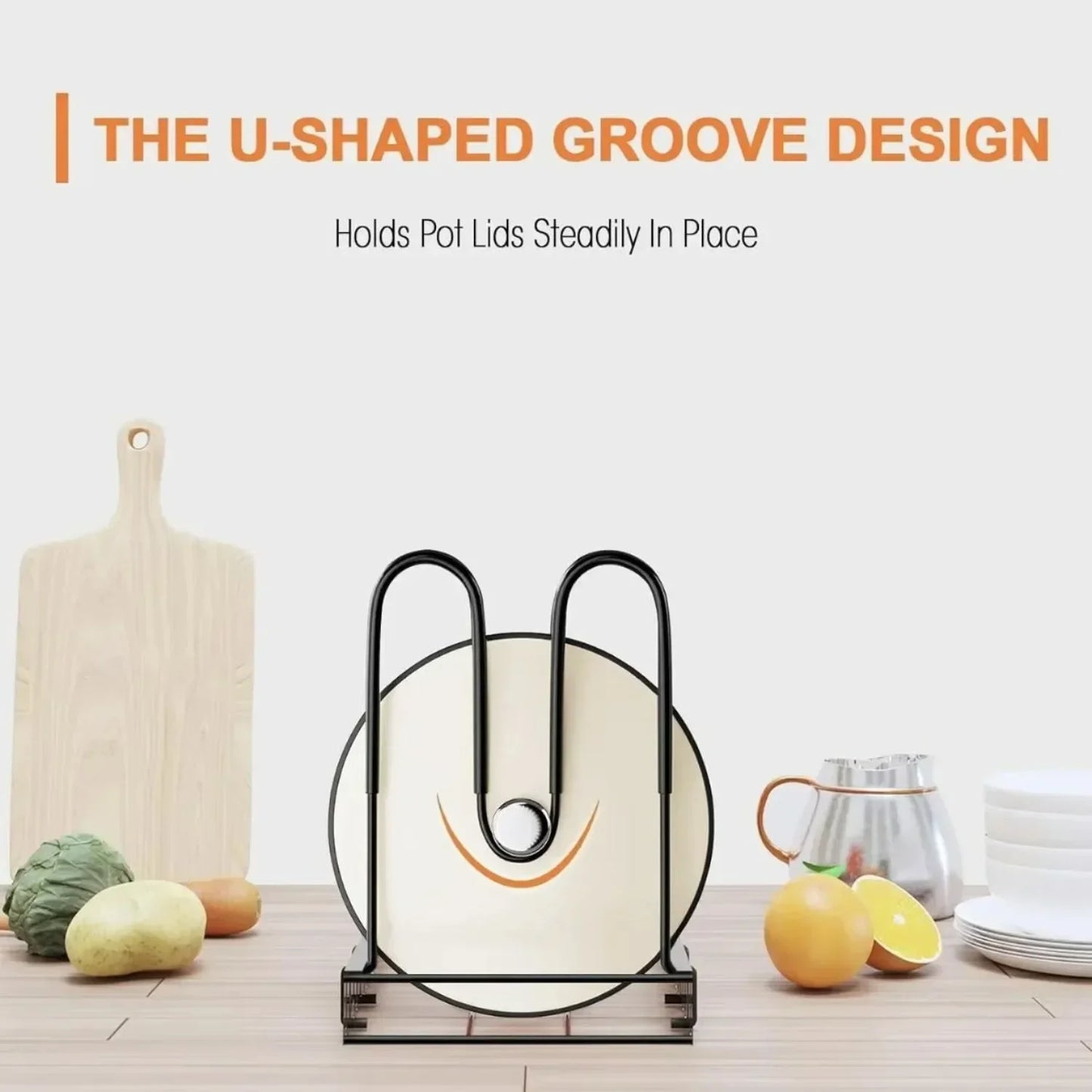Adjustable 8-Tier Pots and Pans Organizer Rack with 3 DIY Methods, Kitchen Cabinet Storage