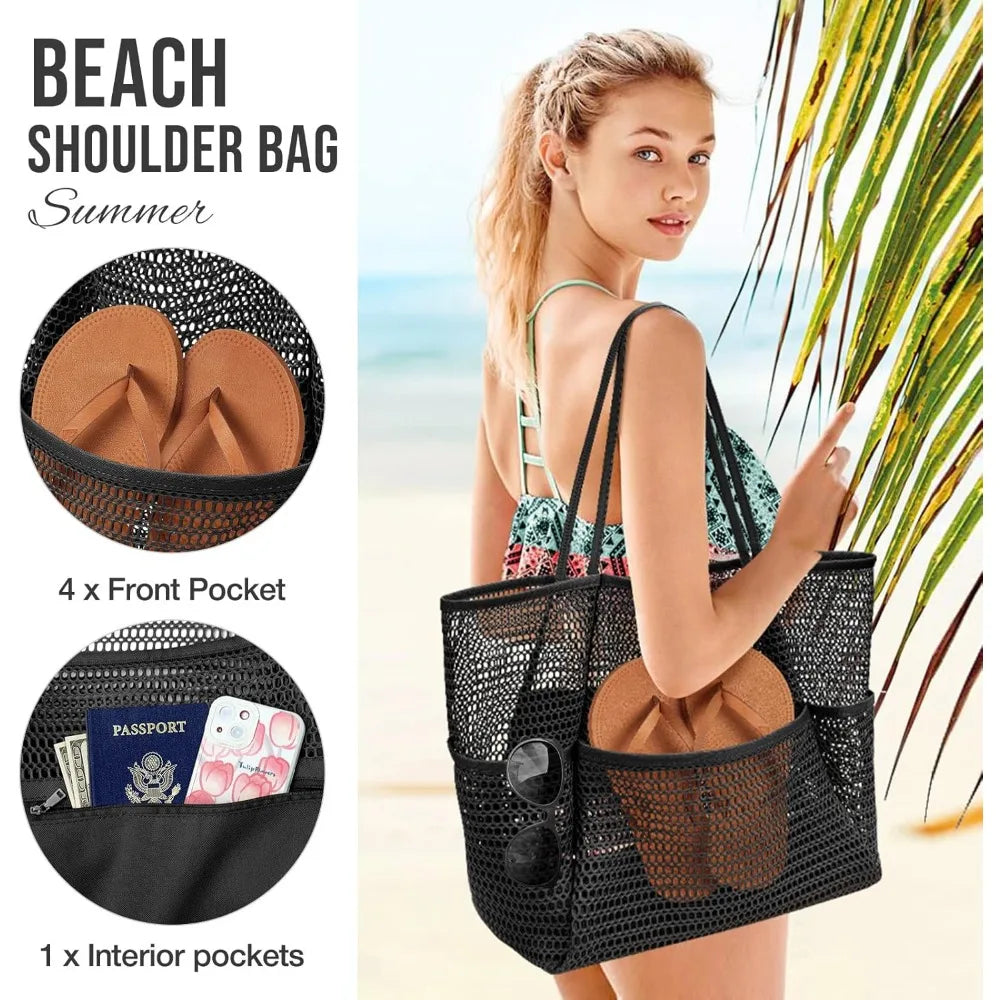 Beach Bag with Mini Pocket - Sand proof