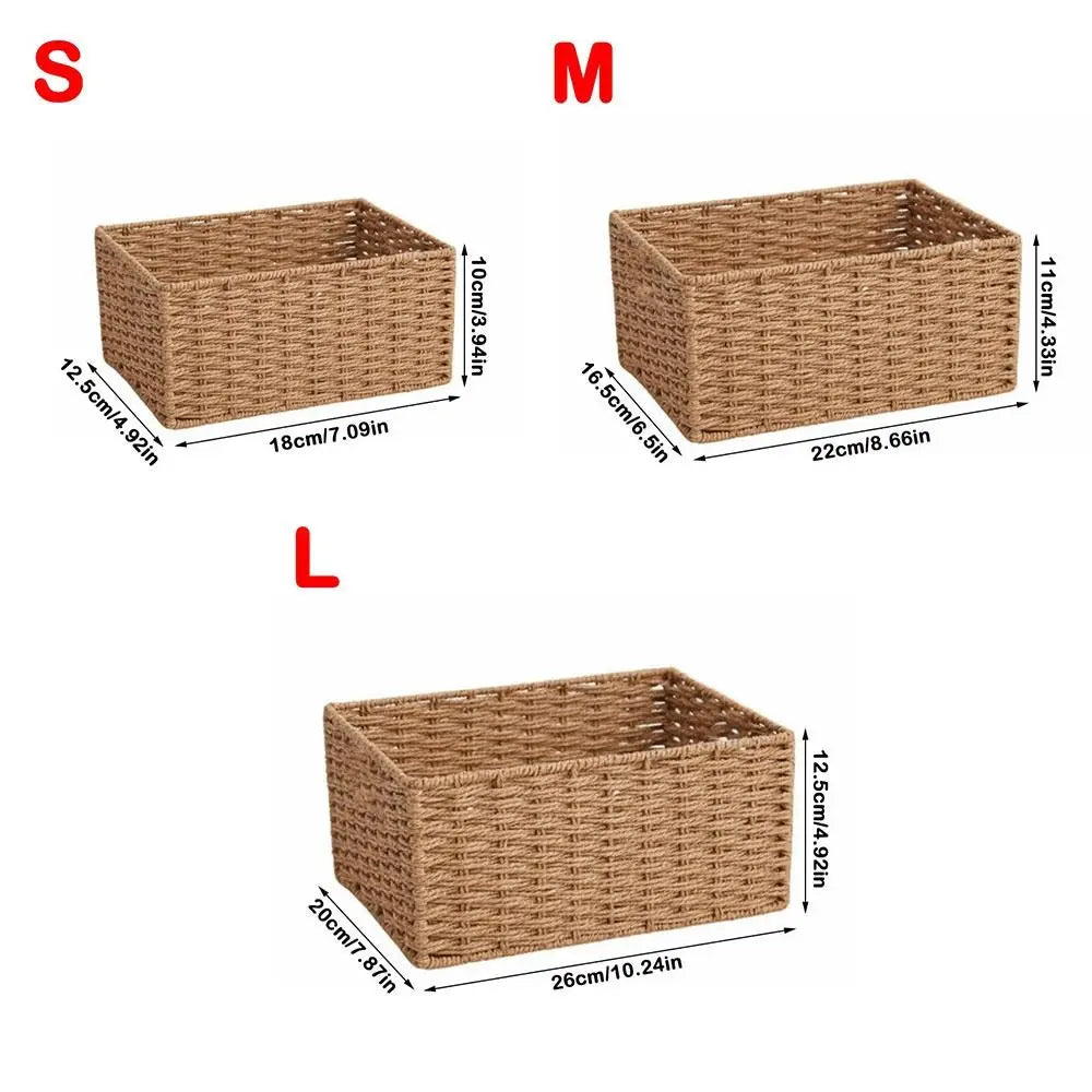 Handwoven Storage Basket – Reusable