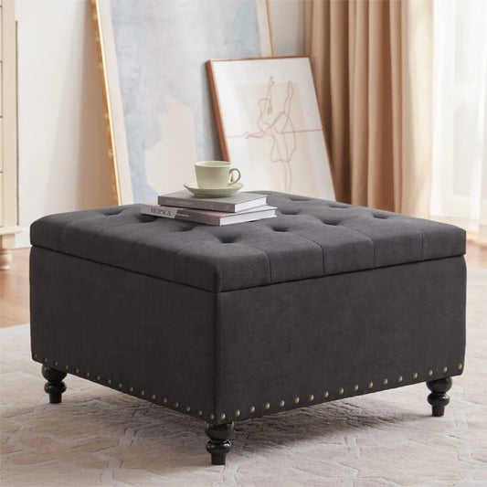 Square Storage Ottoman