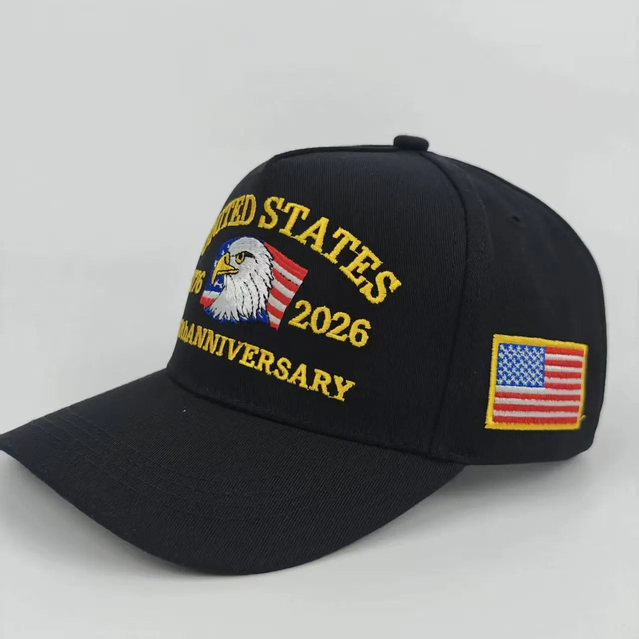 250th Anniversary Hat USA Patriotic Baseball Cap - Eagle Embroidered Baseball Hats for Men Women 250 Year Anniversary Cap