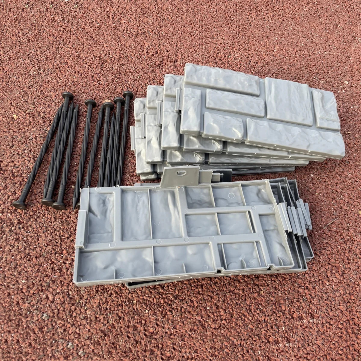 10pcs/set Garden Landscape Edging - Interlocking Lawn Edging for Landscaping
