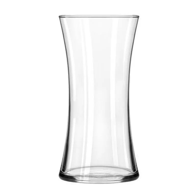 (2 pack) Clear Glass 8" Vases