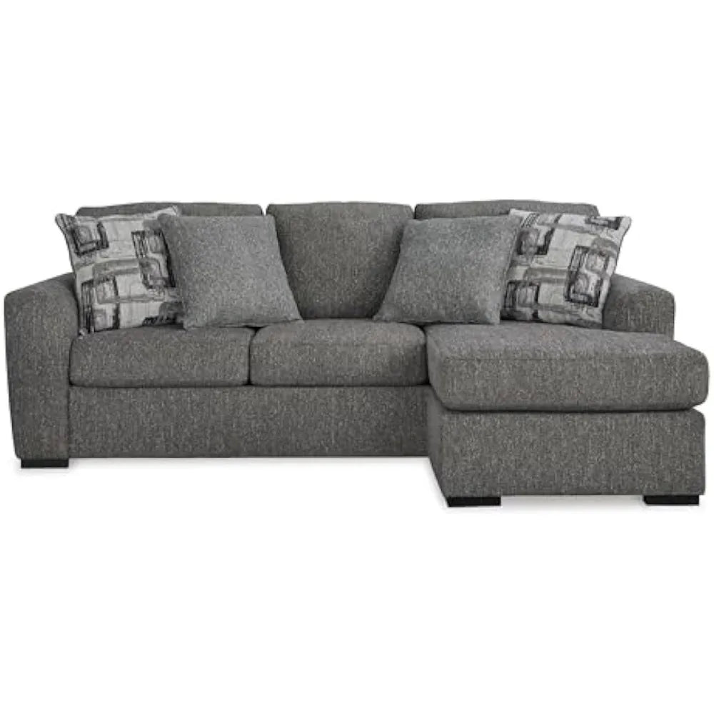 Signature Design by aAshley Gardiner sofa chaise with 4 accent pillows