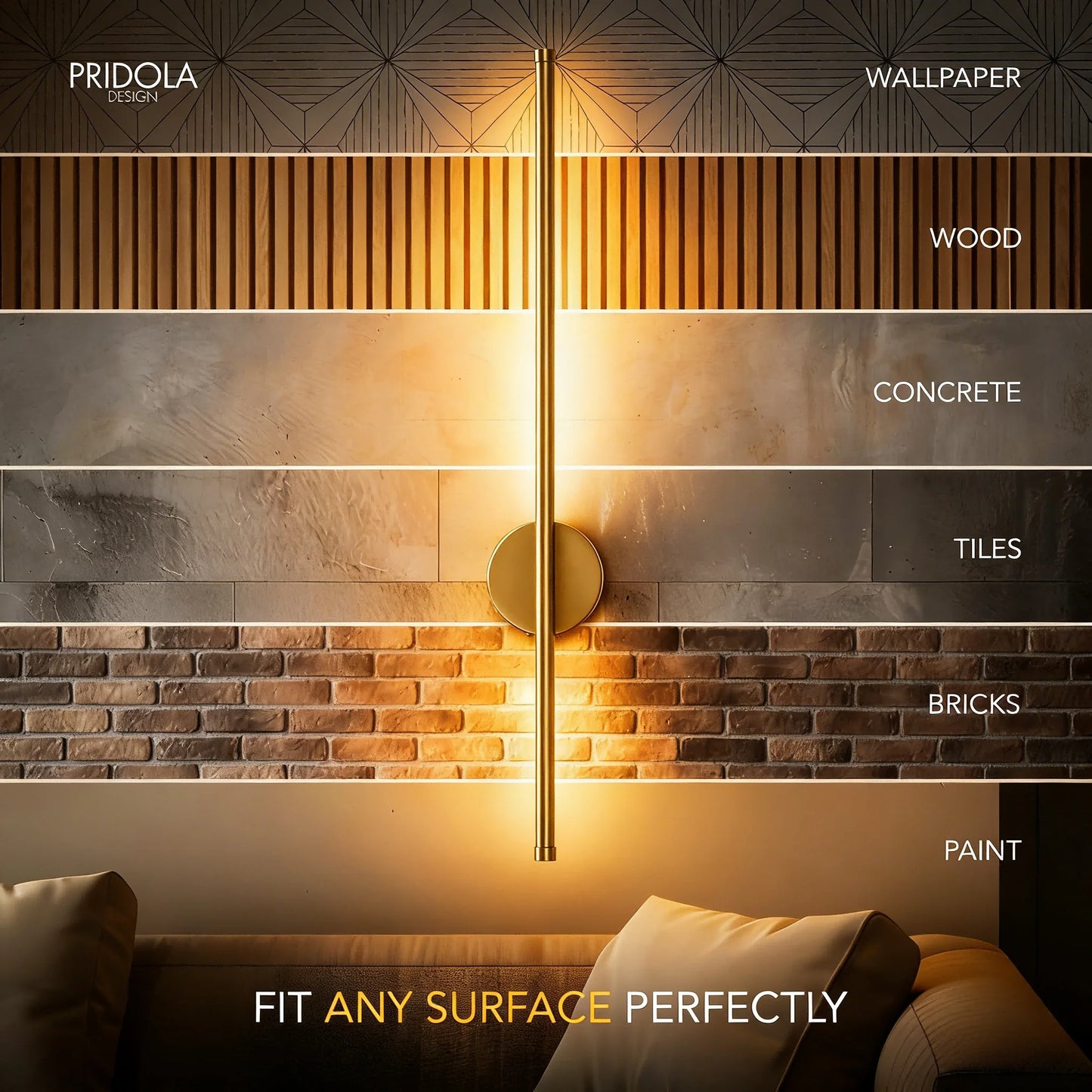 Battery‑Operated Wireless Wall Sconces – USB‑Rechargeable Dimmable Wall Lights with Remote Control (1‑Pack)