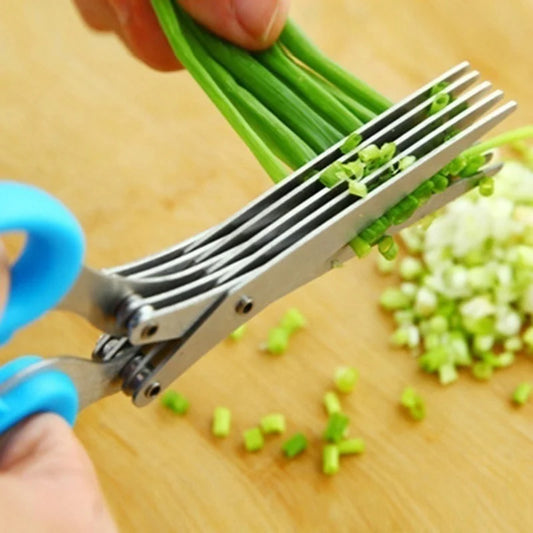 Stainless Steel Muti-Layers Kitchen Scissors for Vegetables - Kitchen Accessories