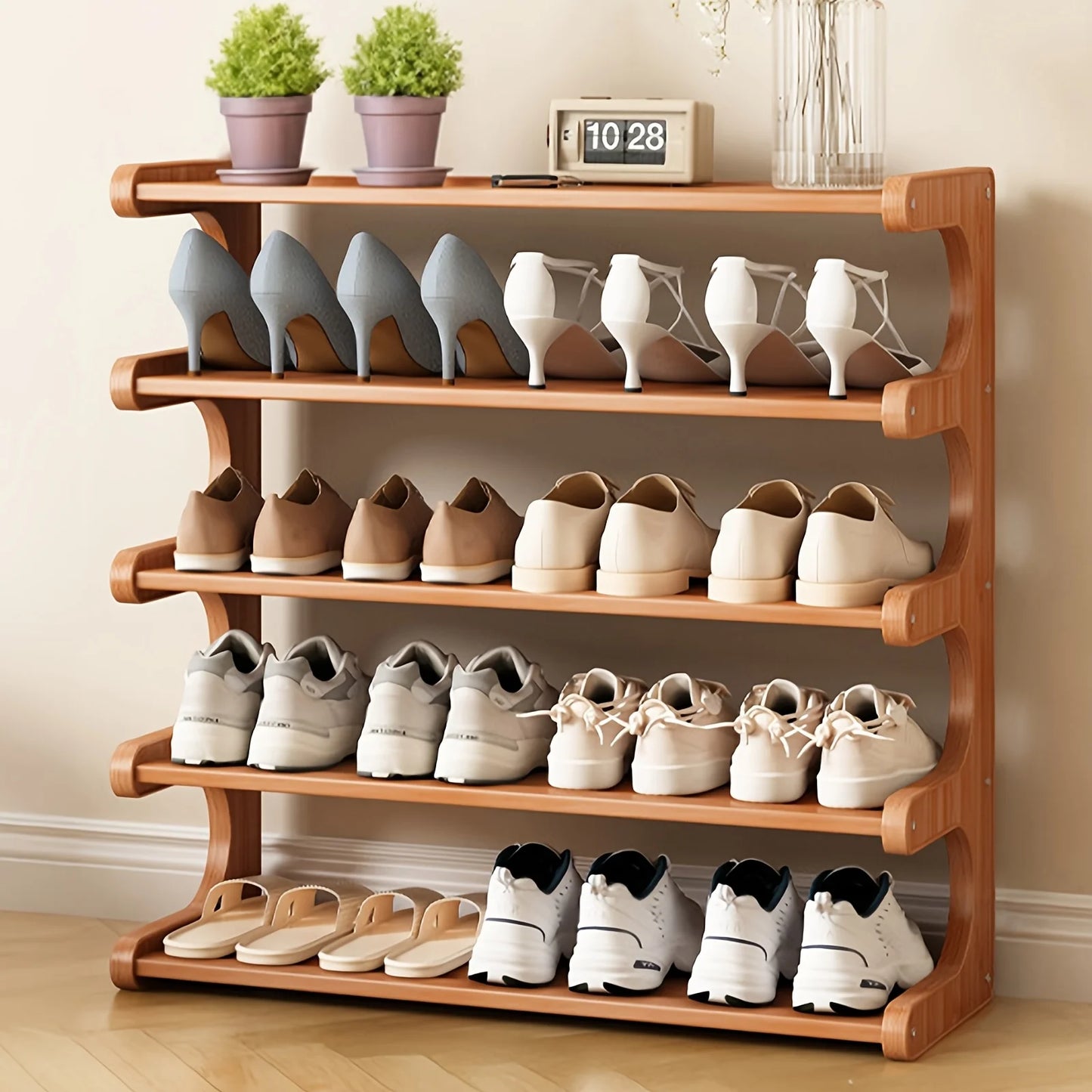 Multi-Tier Shoe Storage Rack