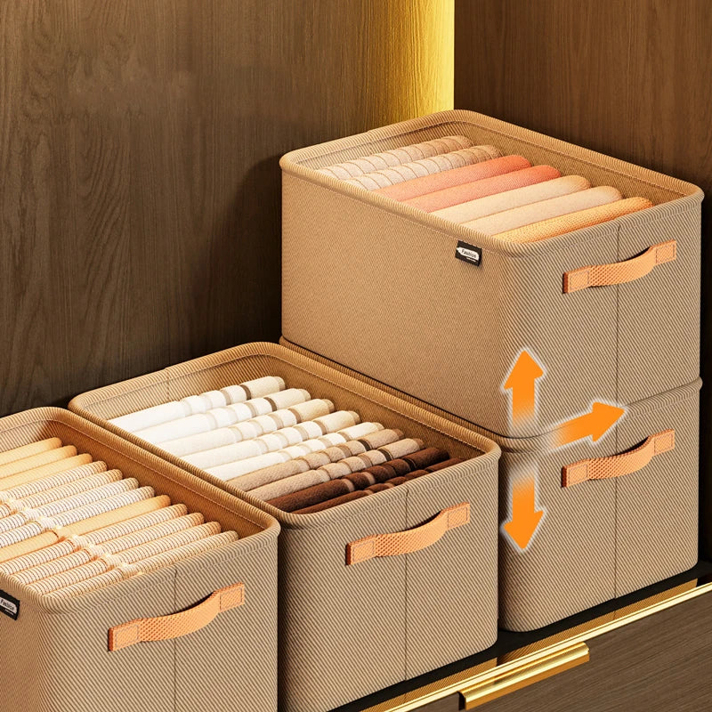 Heavy-Duty Foldable Storage Bins with Handles