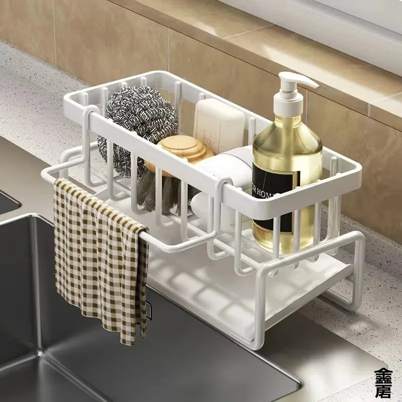 Sink Organizer with Drainage Rack