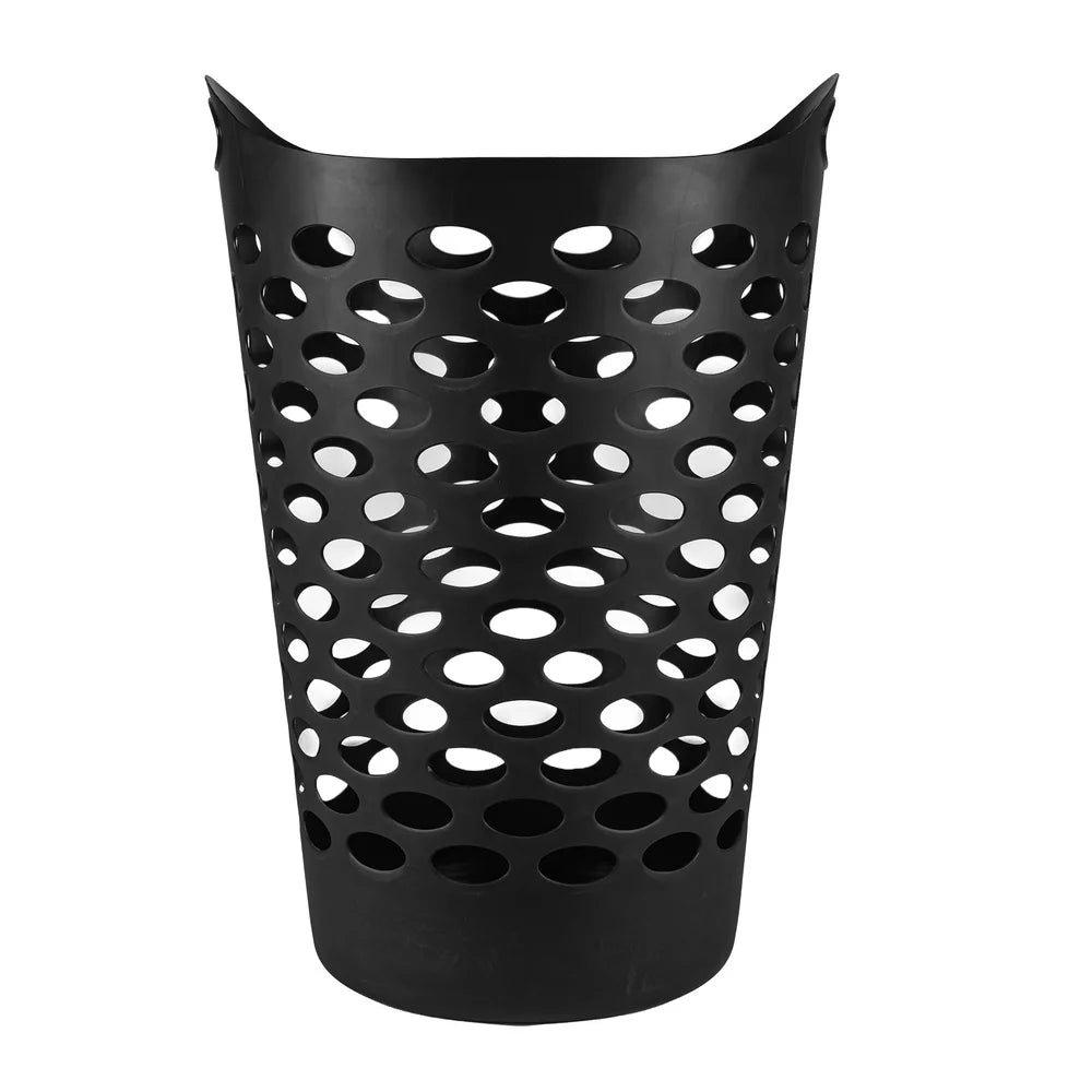 Flexible Laundry Hampers (2‑Pack) – Durable Ventilated Plastic Clothes Organizers with Carry Handles