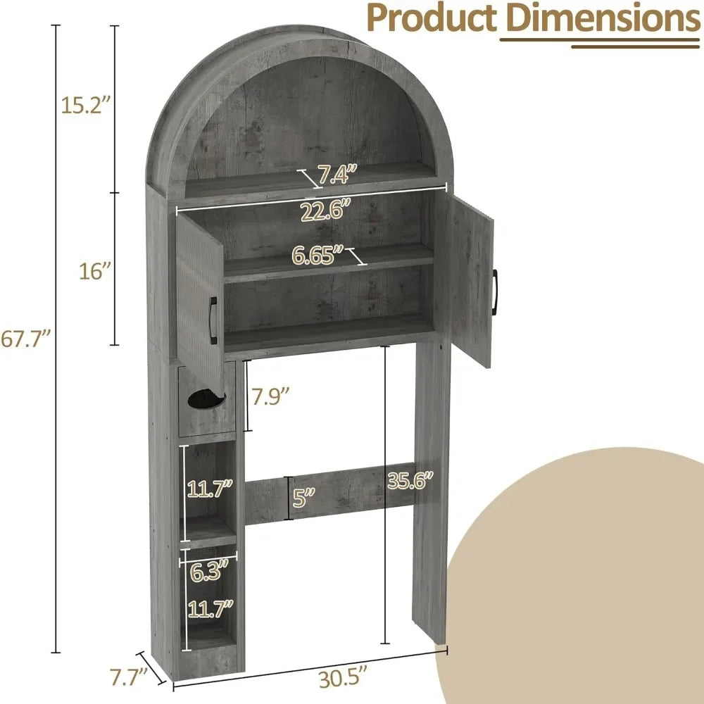Over the toilet storage cabinet