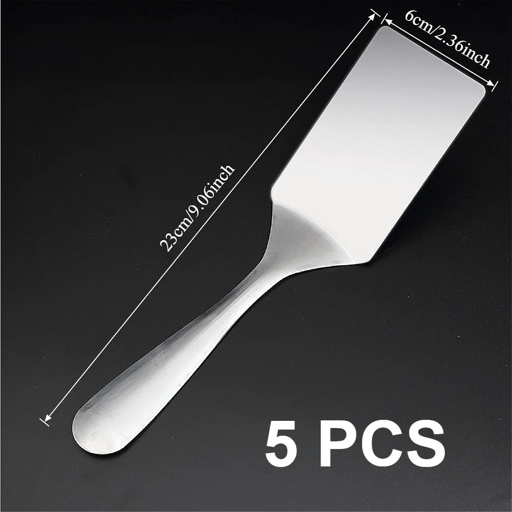 Stainless Steel Mini Spatula – Durable Metal Kitchen Tool (1 or 10 Pack)