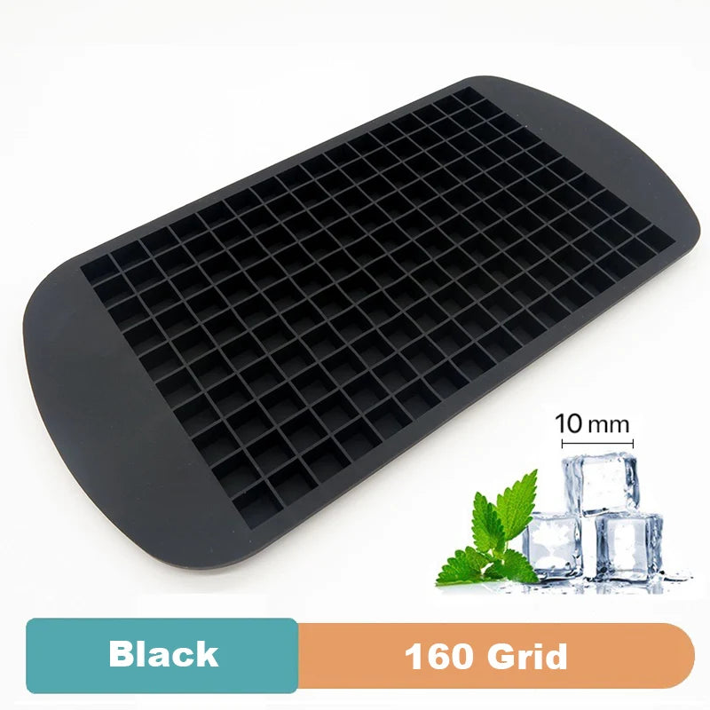 Premium Silicone Ice Cube Tray – Food‑Grade Square Mold Available in 4/6/8/15/160 Cubes