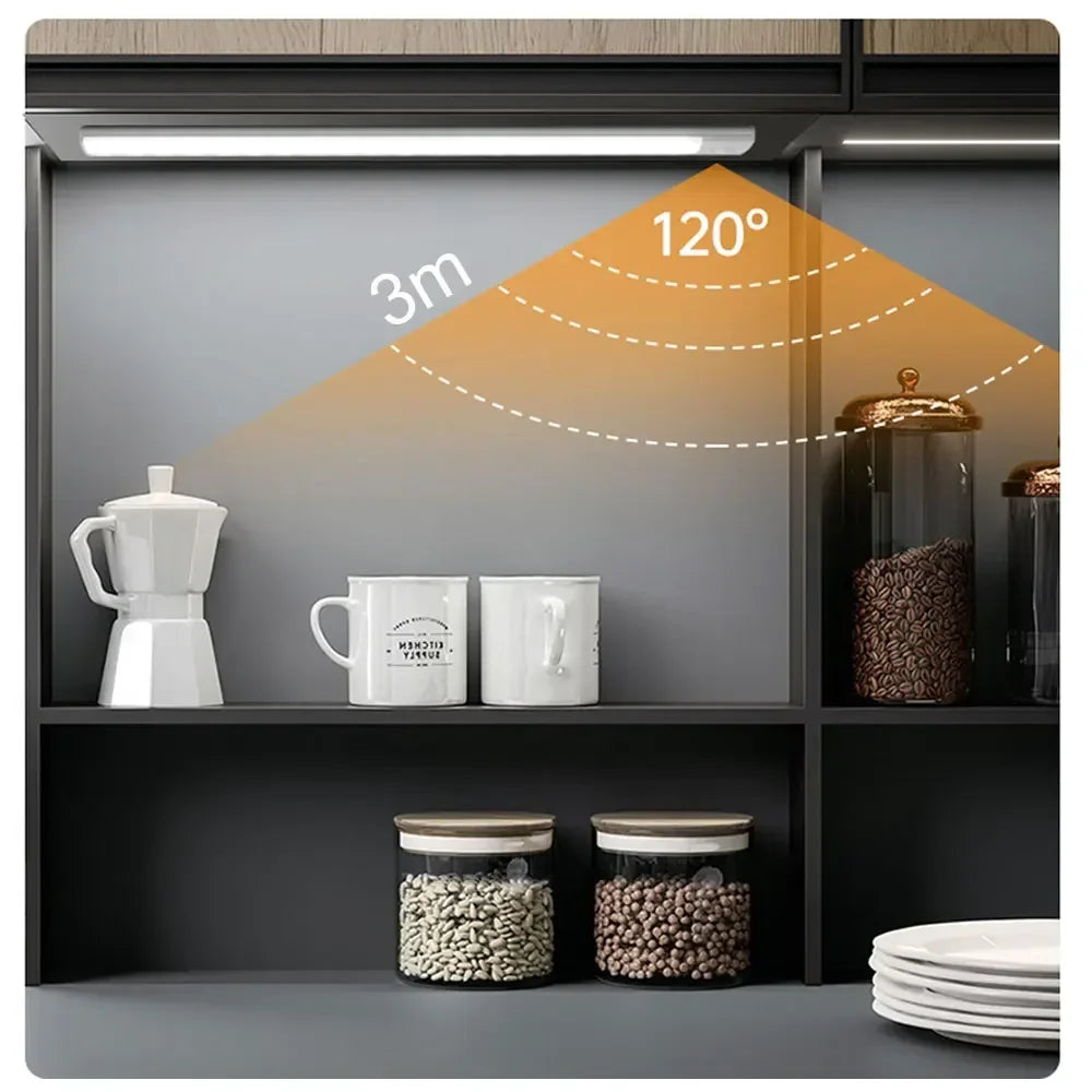 LED Motion Sensor Bar Light for Kitchen, Closet