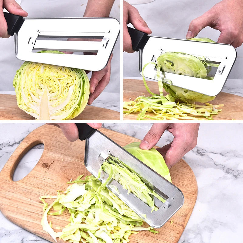 Vegetable Slicer with Handle – Multi‑Functional Vegetable Cutter for Fast, Even Slicing
