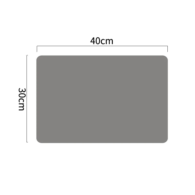 Oversized Food Grade Silicone Waterproof Placemat Heat Insulation Anti-Skidding Washable 24"x16"