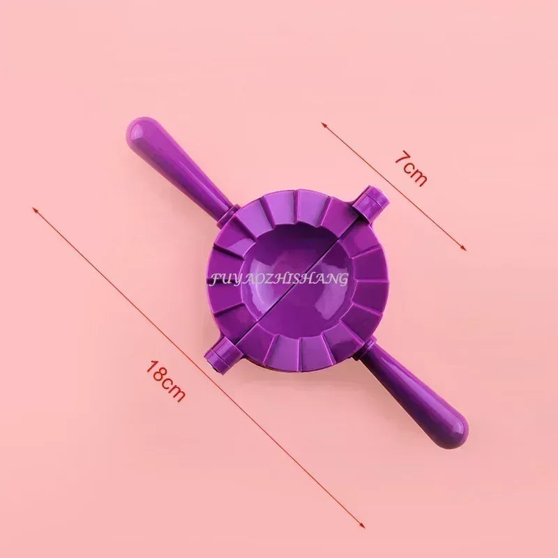 Plastic Dumpling Maker – Hand Dough Press & DIY Ravioli Mold for Easy Pastry Prep