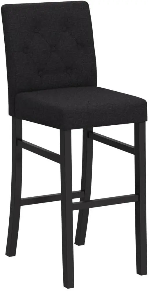 30" Counter‑Height Bar Stools (Set of 4) – Upholstered Button‑Tufted Chairs