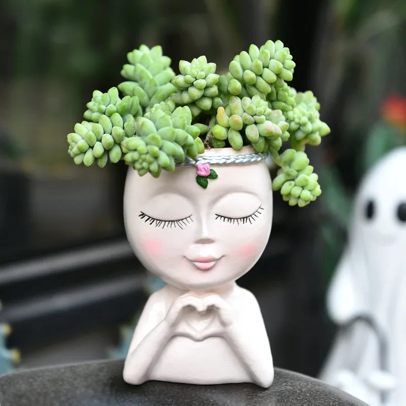 Blush Figurine Planter & Vase