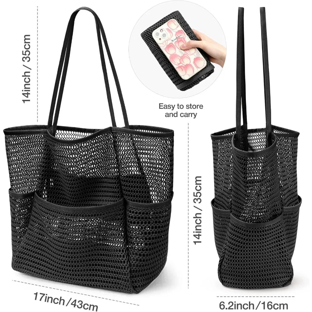 Beach Bag with Mini Pocket - Sand proof