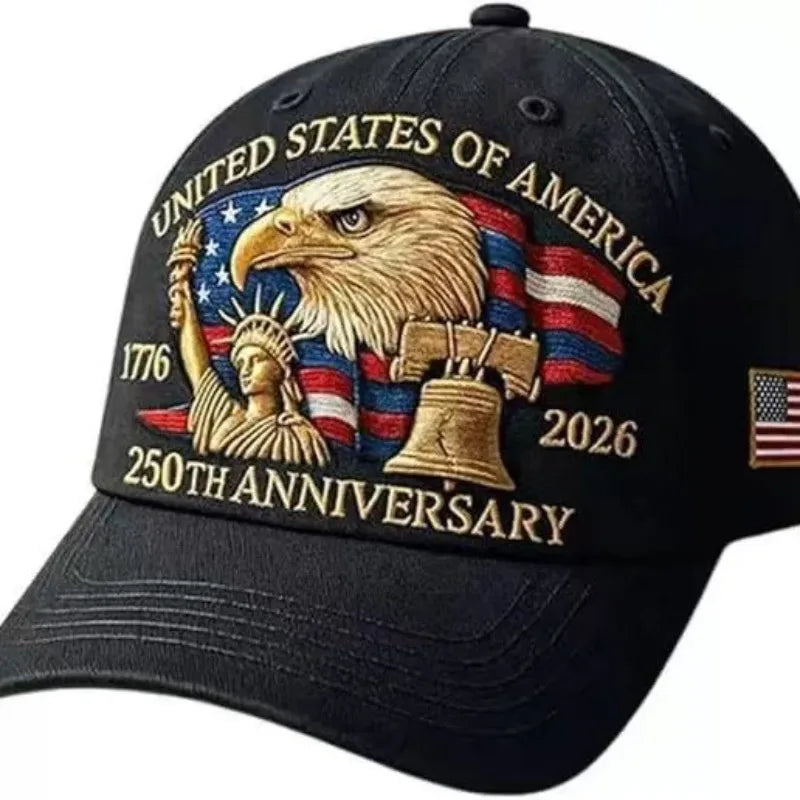 Men's USA 250th Anniversary 1776-2026 Patriotic Baseball Cap