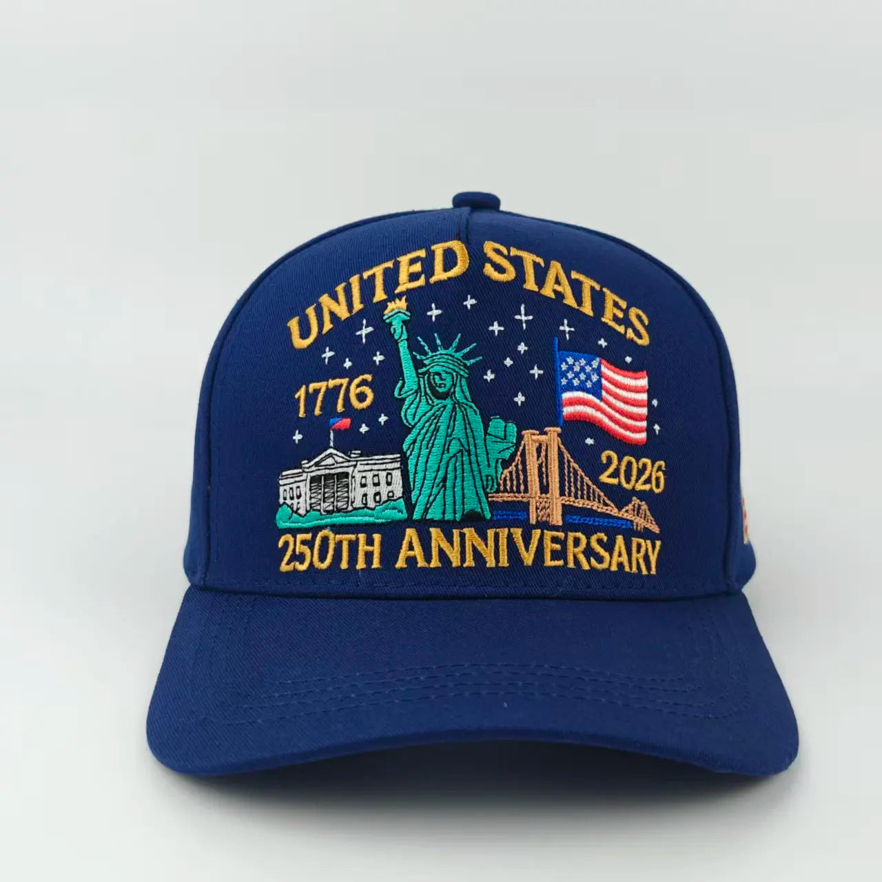 US 250th Anniversary Cap Adjustable Retro Washed Patriotic Baseball Cap US 250th Anniversary Tribute Hat for Men and Women