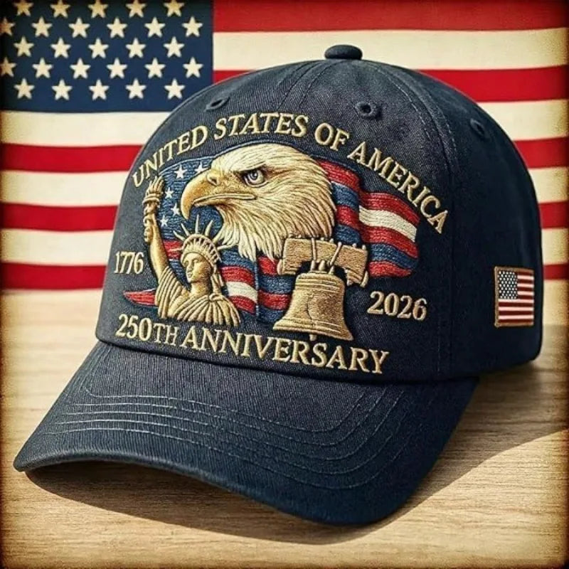 Men's USA 250th Anniversary 1776-2026 Patriotic Baseball Cap
