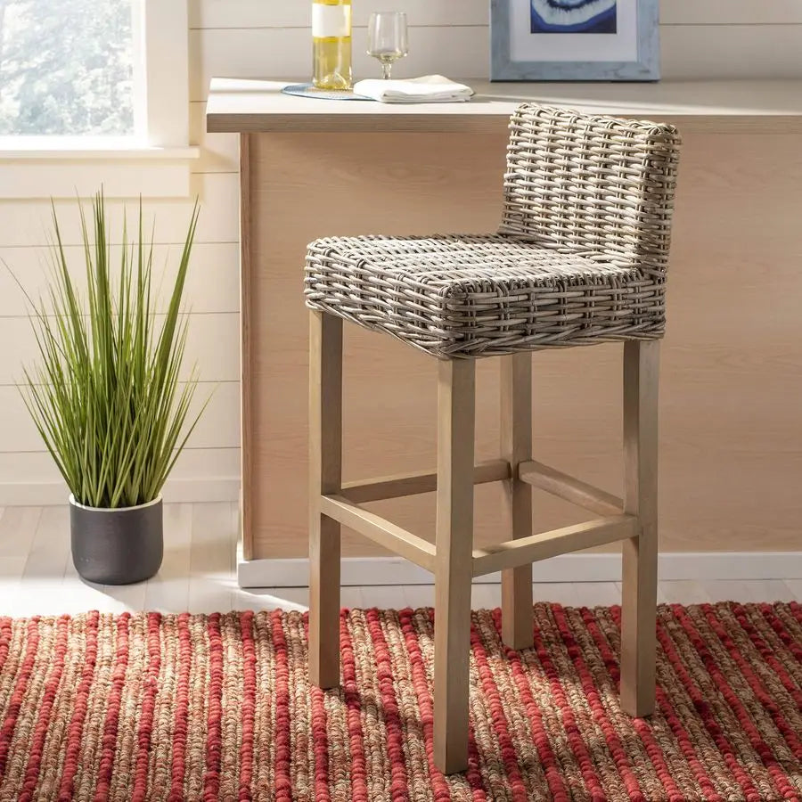 Wicker 30inch Bar Stool