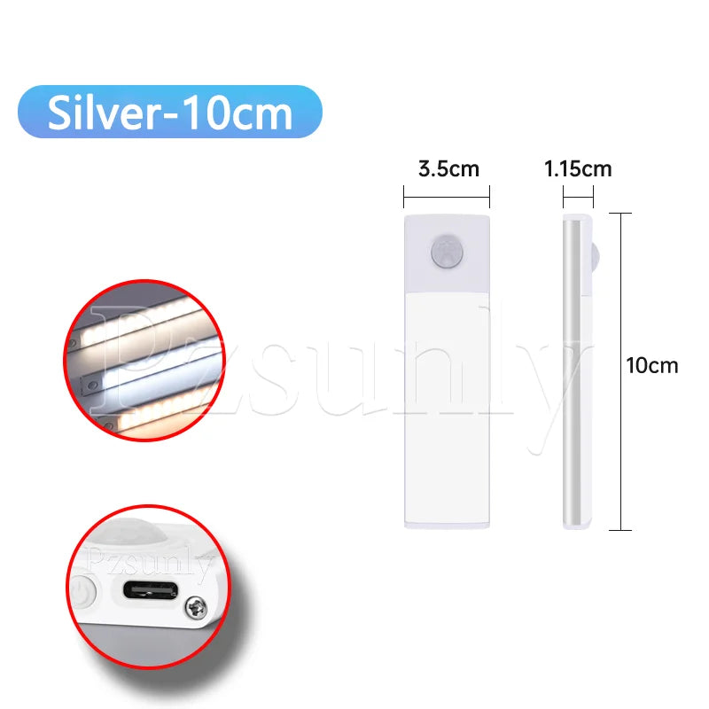 LED Motion Sensor Bar Light for Kitchen, Closet