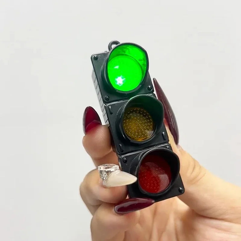 New Traffic Light Magnetic Refrigerator Stickers Traffic Toy Pedestrian Light Creative Magnetic Decoration Accessories  magnets