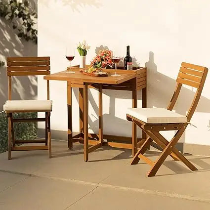 Rocking Chairs - Heavy Duty 400lbs Capacity,  Wood, 3 Piece Set