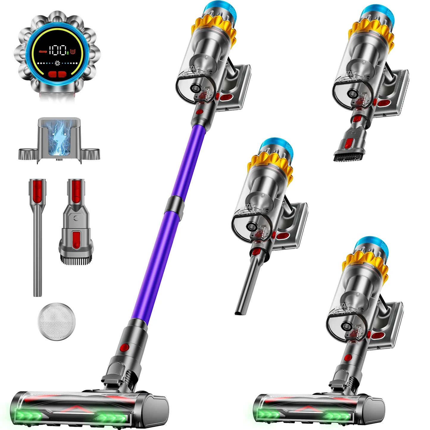 VAKERR X 15 Pro 650W Cordless Vacuum Cleaner 65KPA