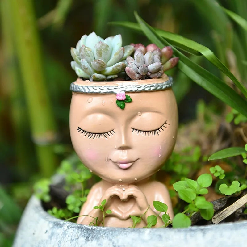 Blush Figurine Planter & Vase