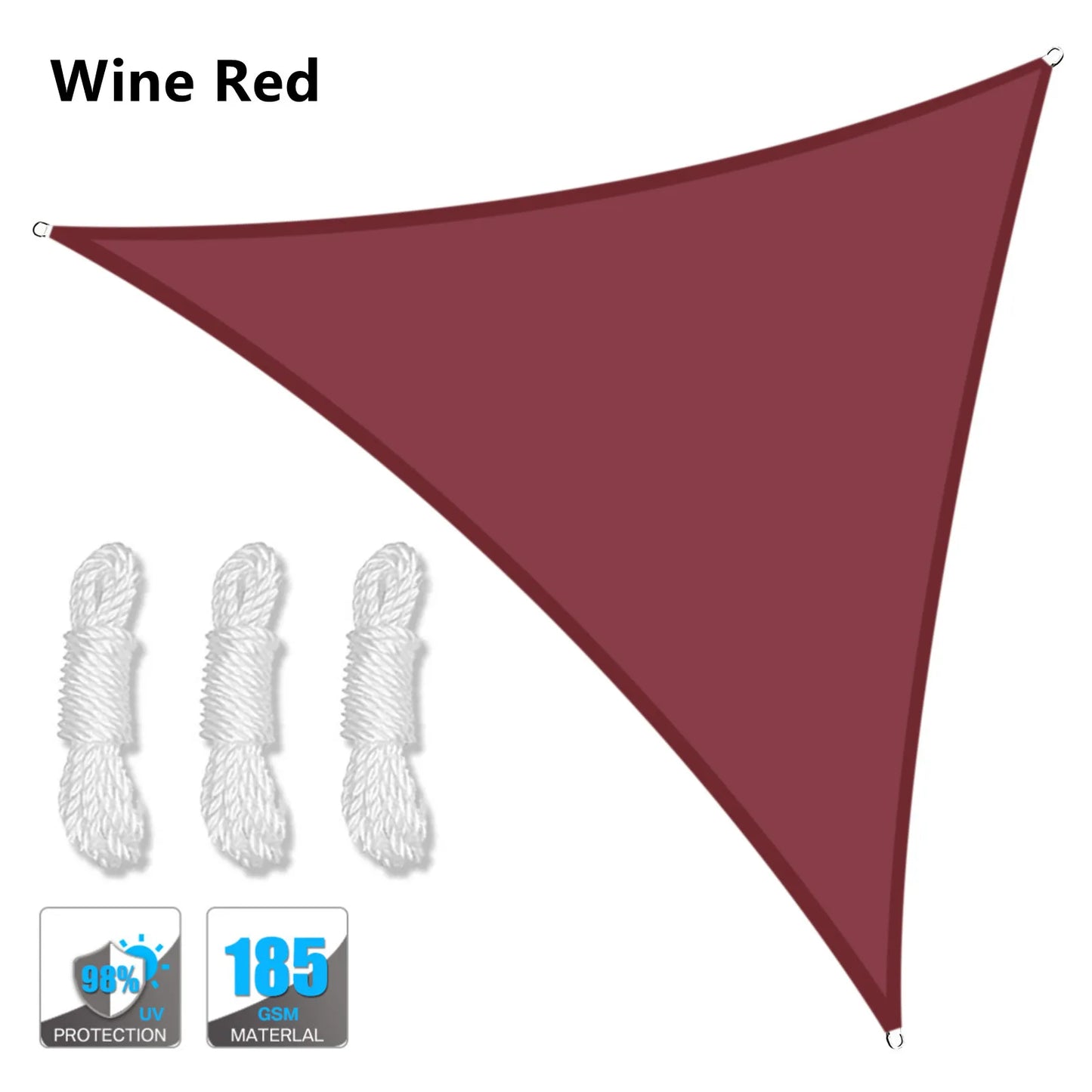 Triangle Sun Shade Sail – Waterproof UV‑Protection Canopy for Patio, Garden, Pool & Backyard