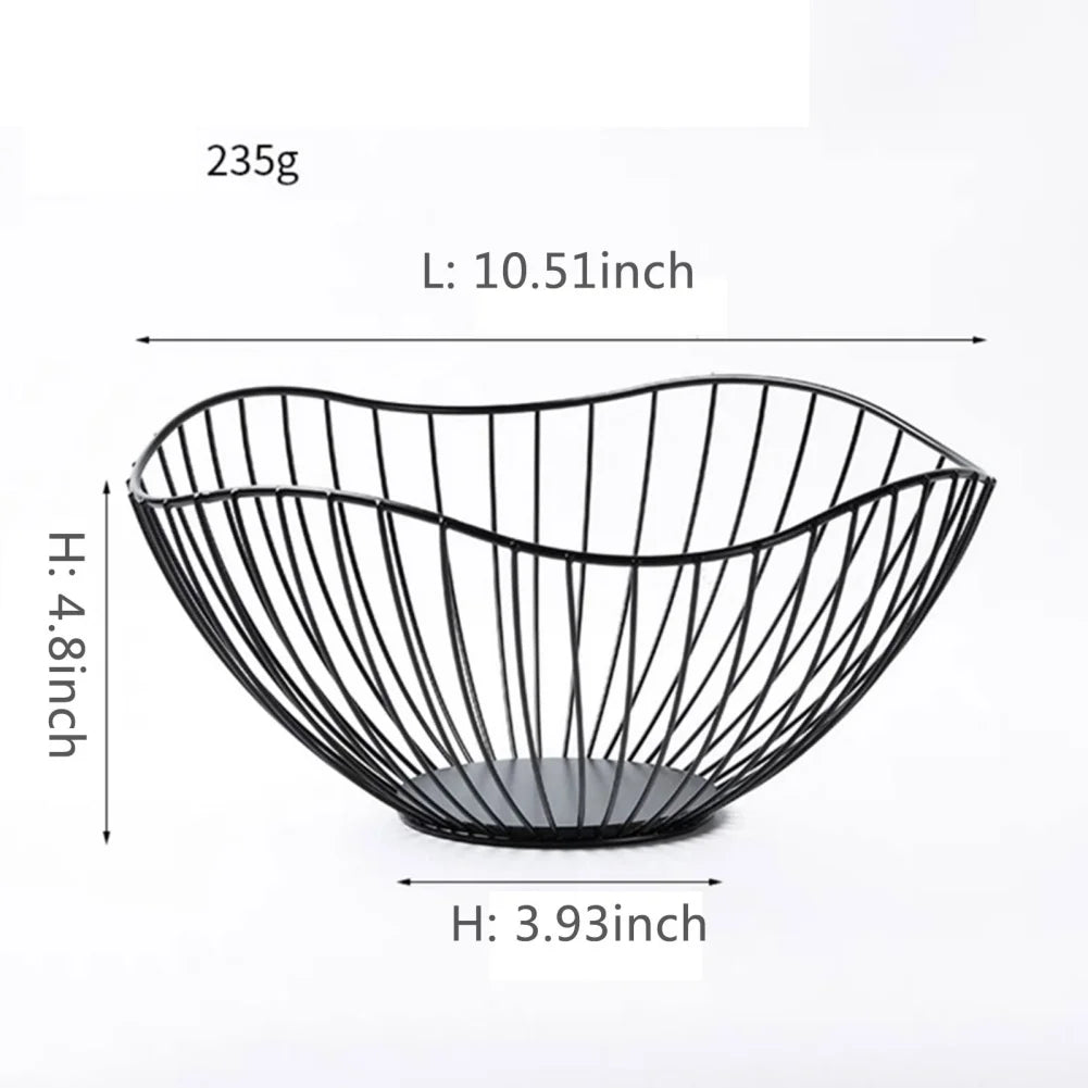 Geometric Fruit Gallery - Matte Wire Basin
