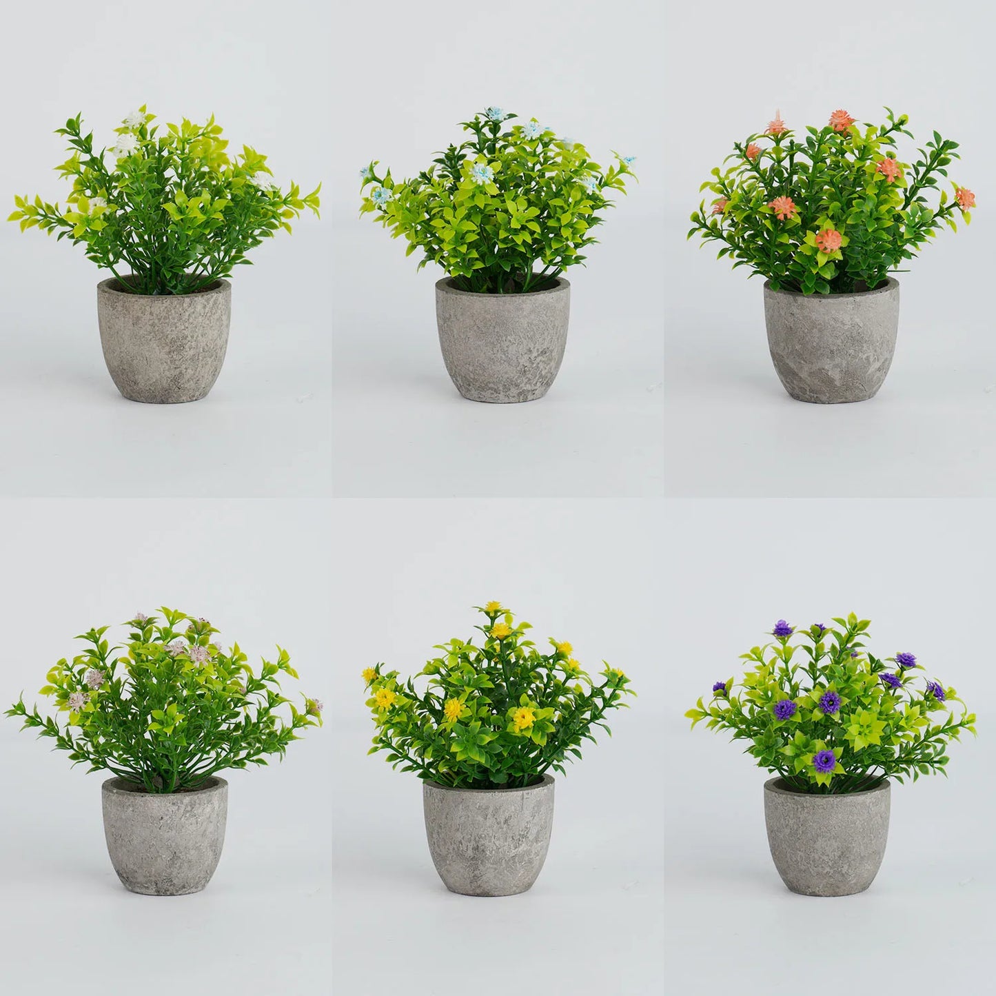 Maintenance-Free Mini Faux Plants for Home & Office