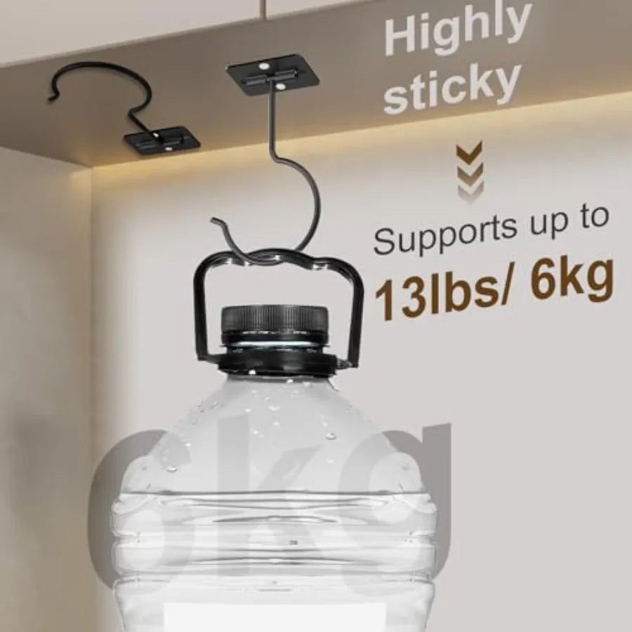 Foldable Under‑Cabinet Hooks (2‑Pack) – Space‑Saving Hanging Storage for Kitchen & Home