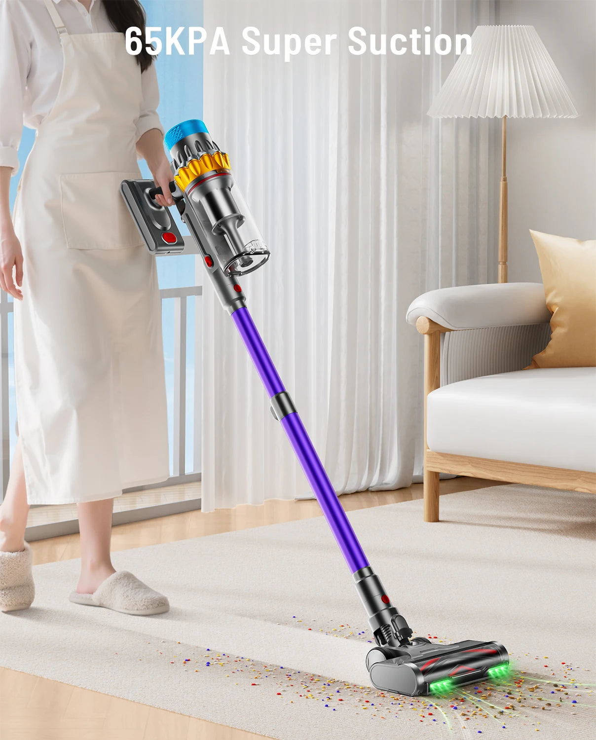 VAKERR X 15 Pro 650W Cordless Vacuum Cleaner 65KPA