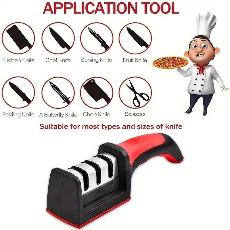 1‑Pack Manual Knife Sharpener – Compact, Easy‑Use Tool for Restoring Sharp Blades