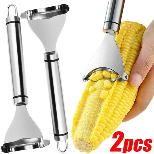 Serrated Corn Stripper Peeler – Fast, Clean & Effortless Kernel Removal