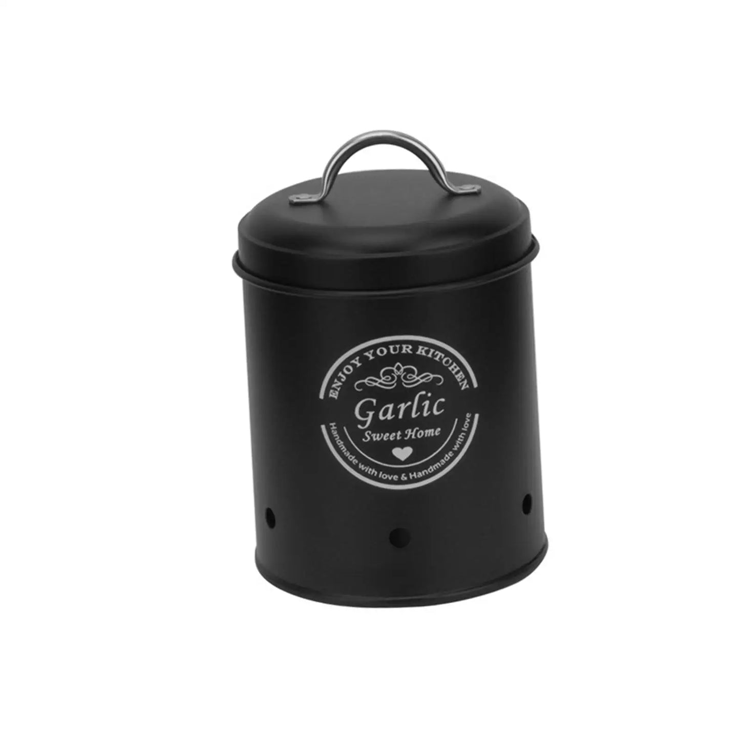 Potato Onion Garlic Storage Bin Metal with Airtight Lid for Pantry or Countertop