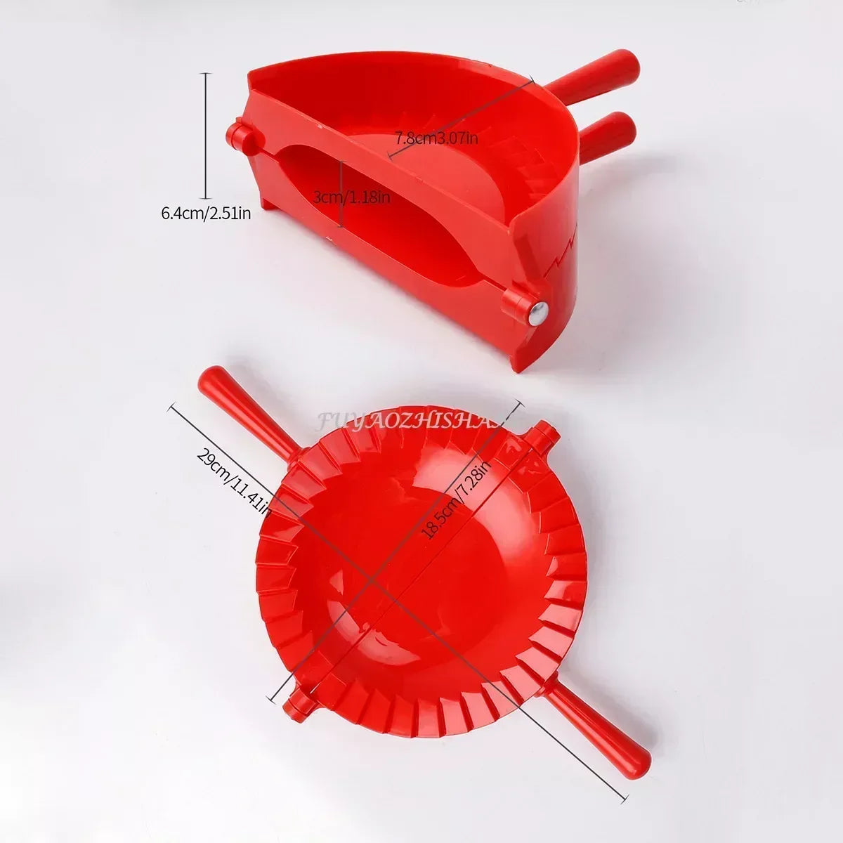 Plastic Dumpling Maker – Hand Dough Press & DIY Ravioli Mold for Easy Pastry Prep