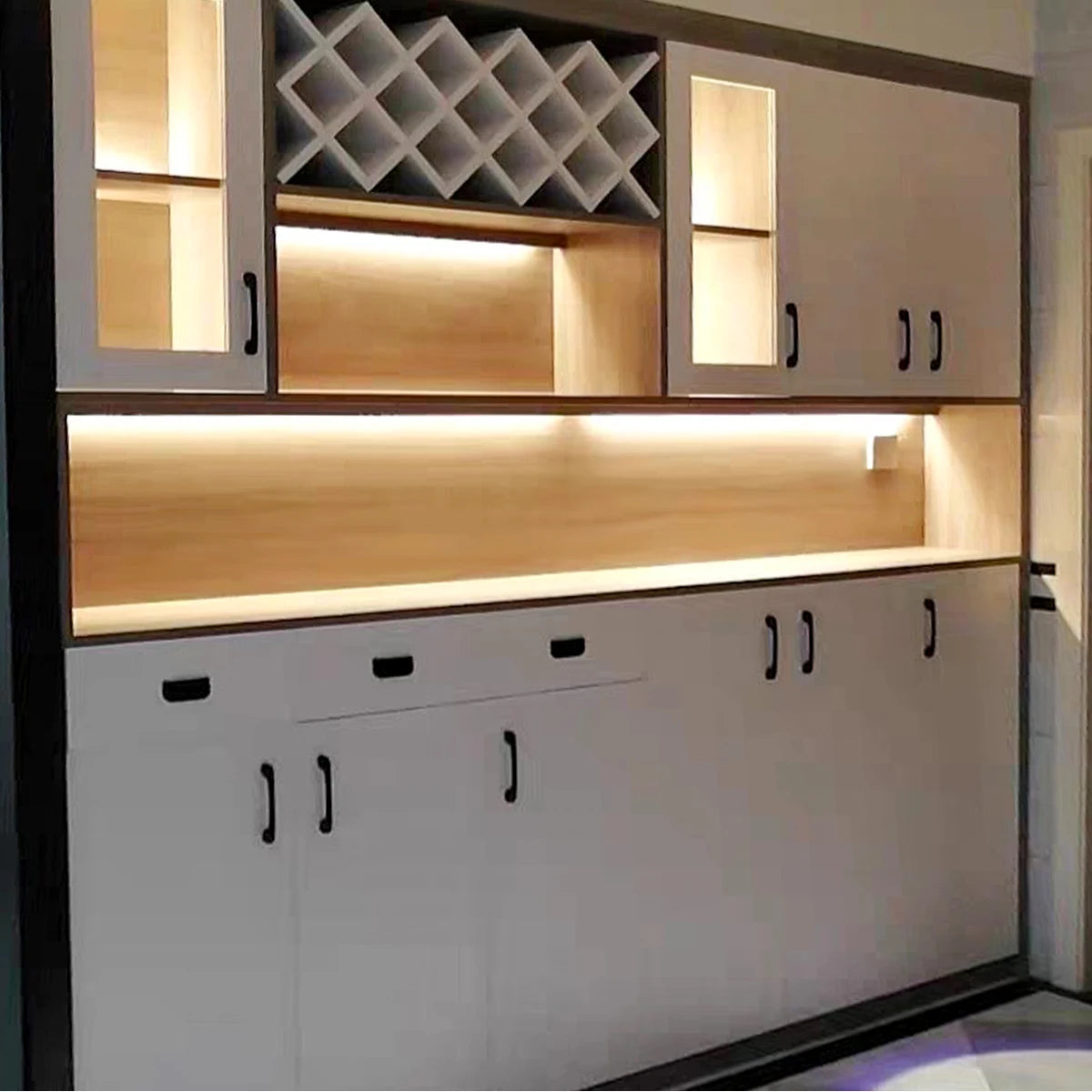LED Under Cabinet Motion Sensor Aluminum Bar Light