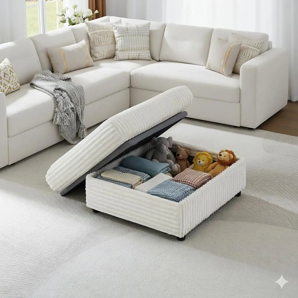 Storage Ottoman, Easy Assembly Square
