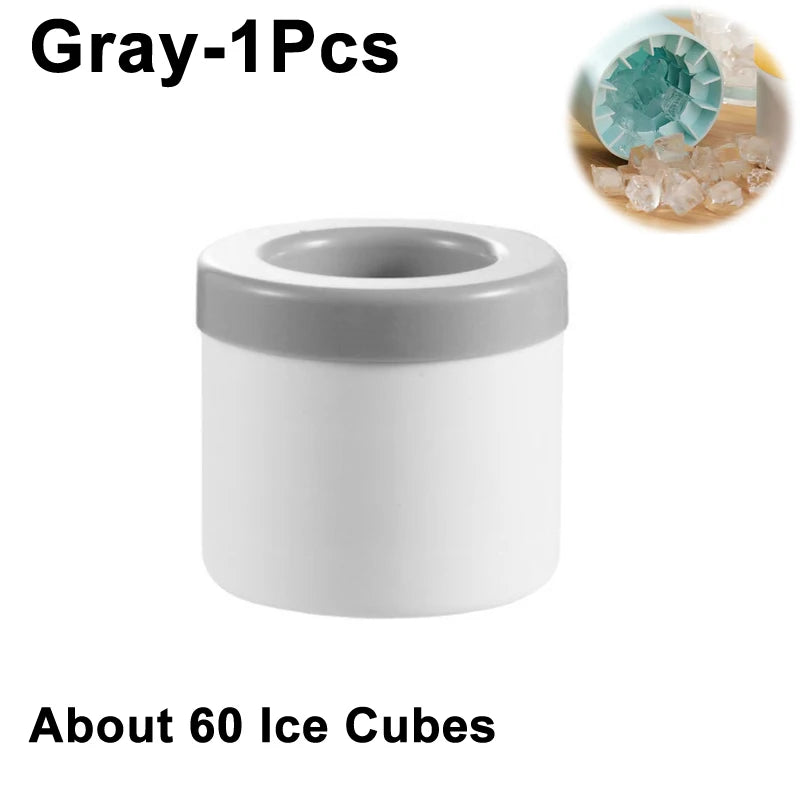 Premium Silicone Ice Cube Tray – Food‑Grade Square Mold Available in 4/6/8/15/160 Cubes