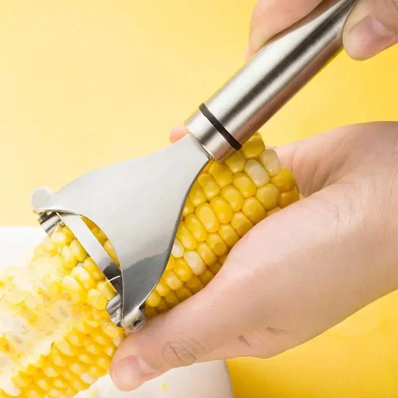 Serrated Corn Stripper Peeler – Fast, Clean & Effortless Kernel Removal