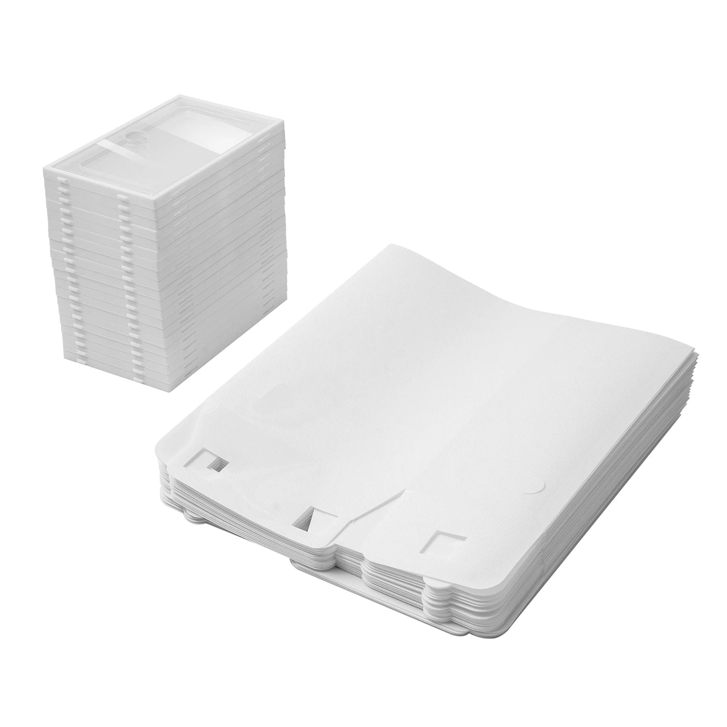 Foldable Flip Shoe Boxes Set (20/24 PCS) – Stackable Clear Plastic Shoe Storage Containers, 13" × 9" × 5.5"