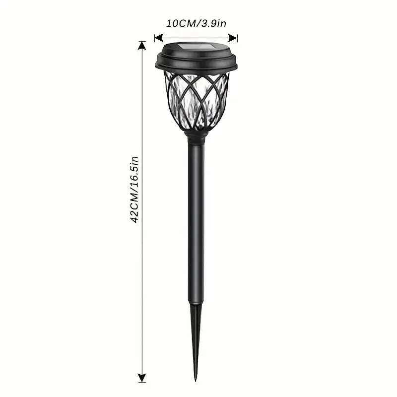 Solar Tube Lawn Lights – 10‑Pack Light & Shadow Outdoor Lamps