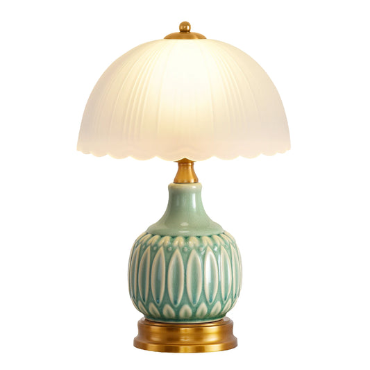 Vintage Lamp, 16" Modern Ceramic Table Lamps
