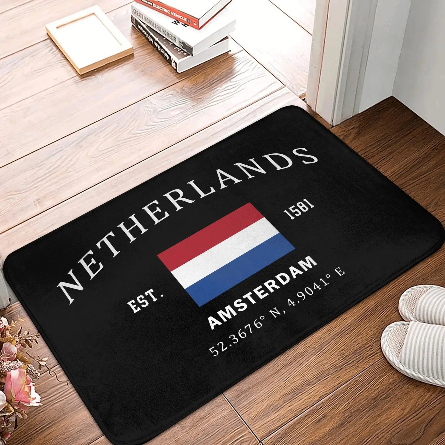 Patriotic American Flag Doormat – Independence Day Welcome Mat for Indoor/Outdoor Entryways (Multiple sizes)